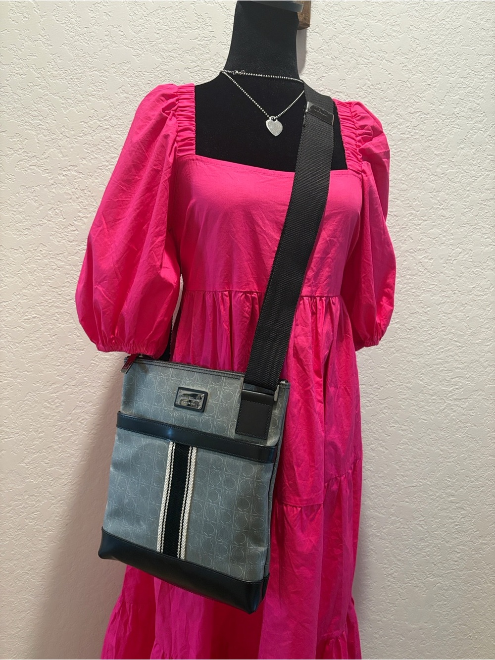 Salvatore Ferragamo Gancini Crossbody Shoulder Bag